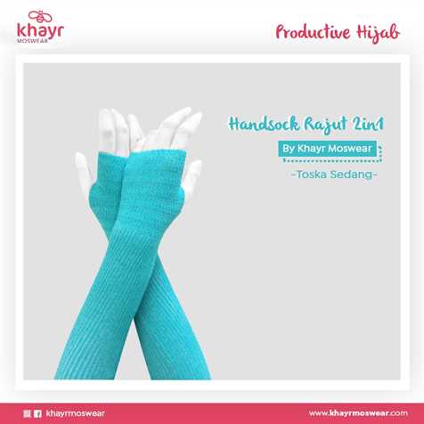 Handsock 2in1 27 Toska sedang