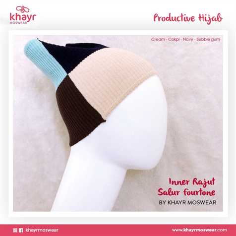 Inner Fourtone 07 (Cream - Cokpi - Navy - Bubble gum)