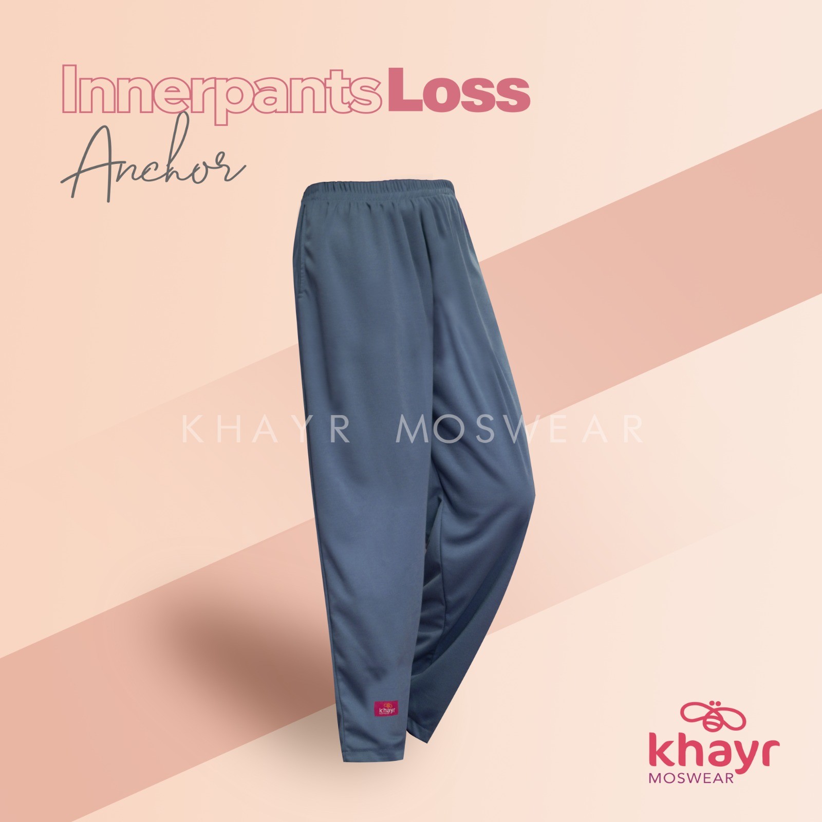 Inner Pants Loss Grey Anchor