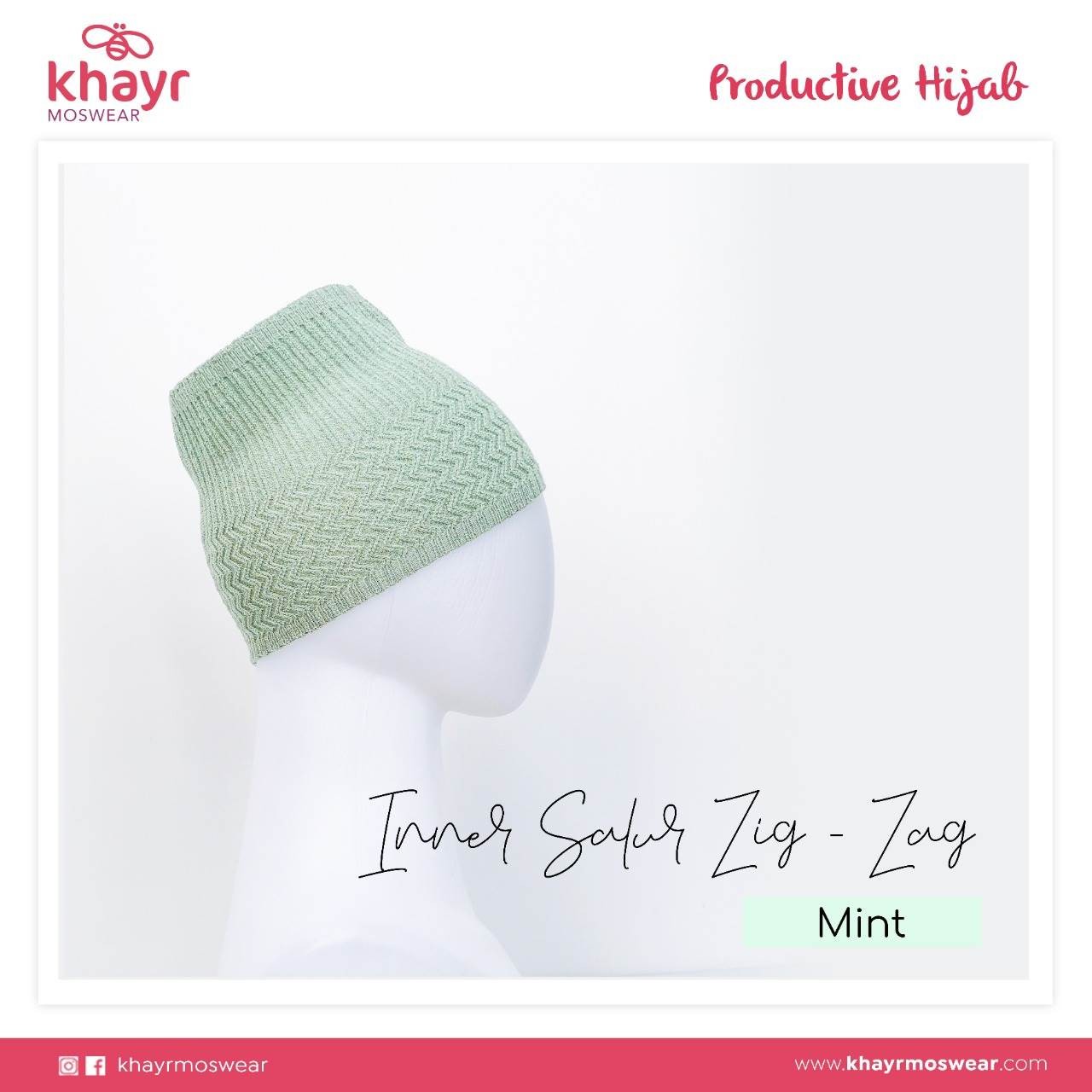 Inner Salur Zigzag Mint