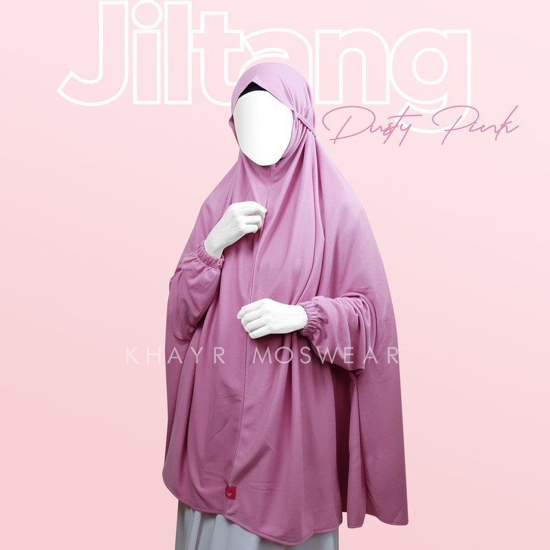 Jilbab Tangan Series Dusty Pink
