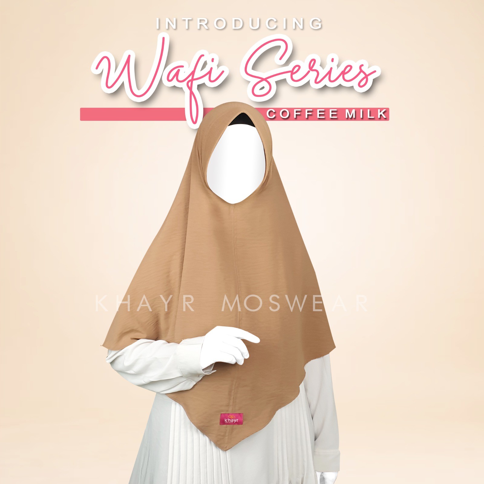 Khimar Wafi Cofee Milk