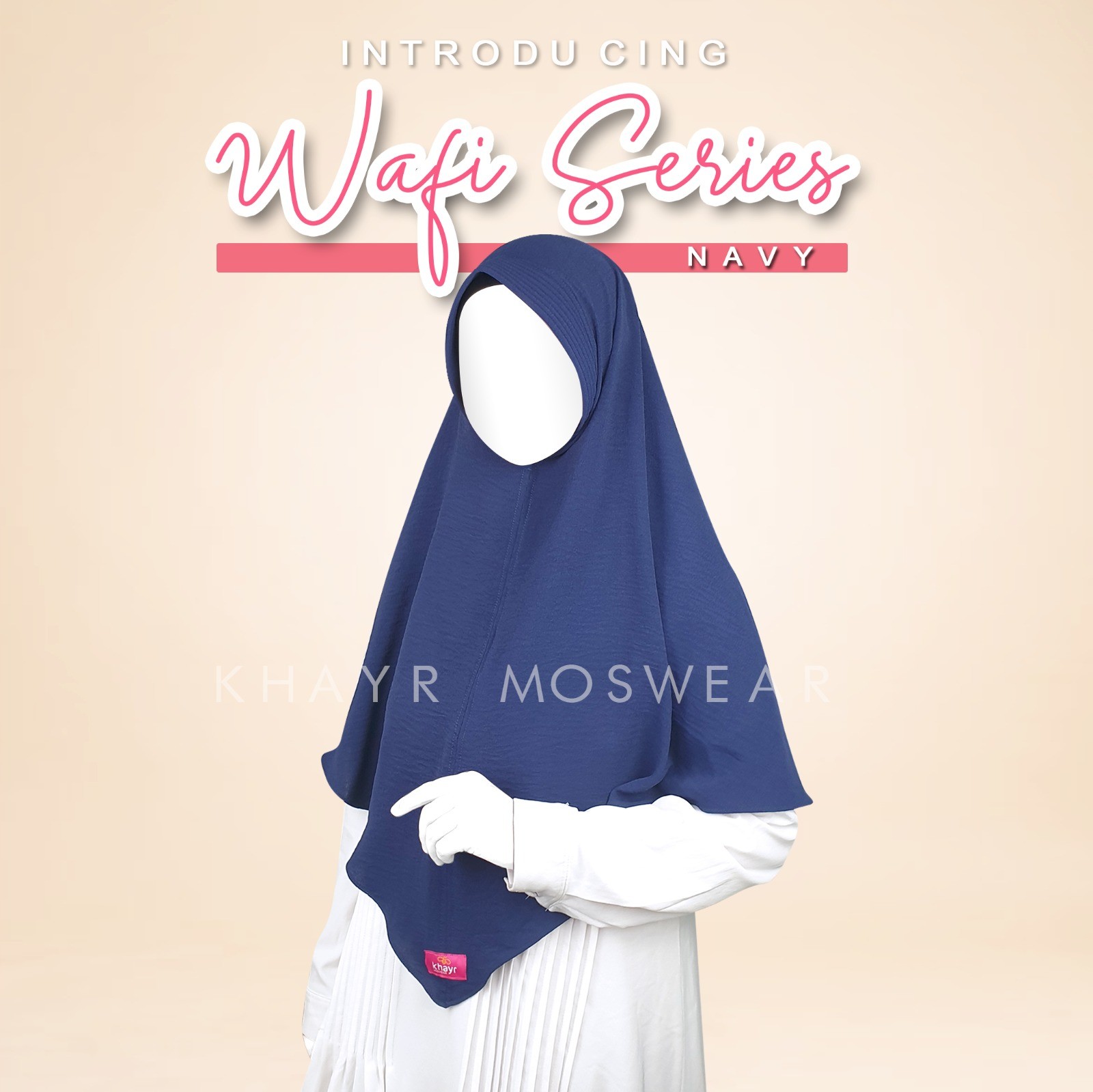 Khimar Wafi Navy