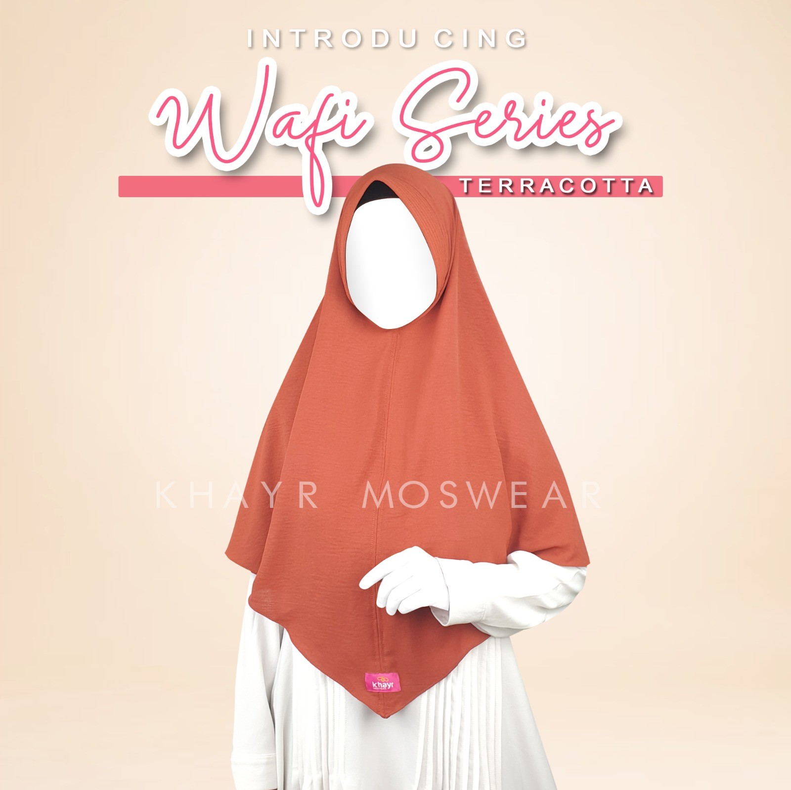 Khimar Wafi Teracotta
